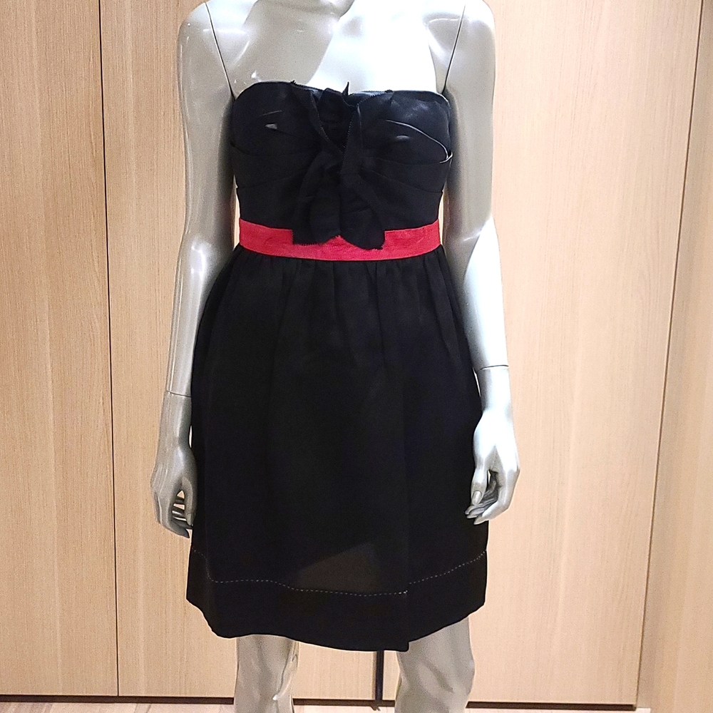 Phoebe couture strapless silk dress